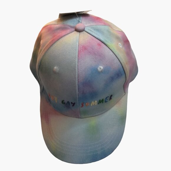 Hot Gay Summer Tie Dye Baseball Cap Pride Apparel Rainbow LGBTQ - Picture 8 of 11